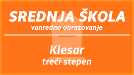 Klesar, treći stepen