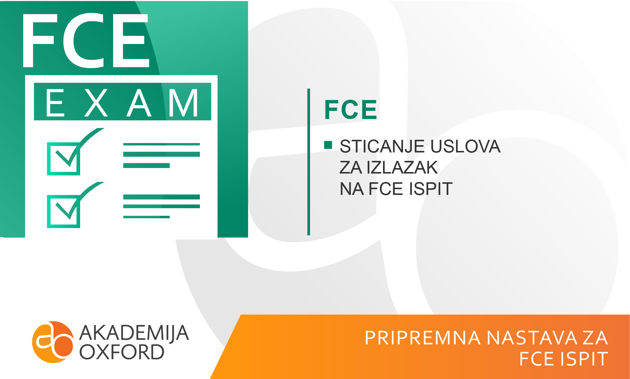 Priprema za B2 First i B2 First for Schools ispite