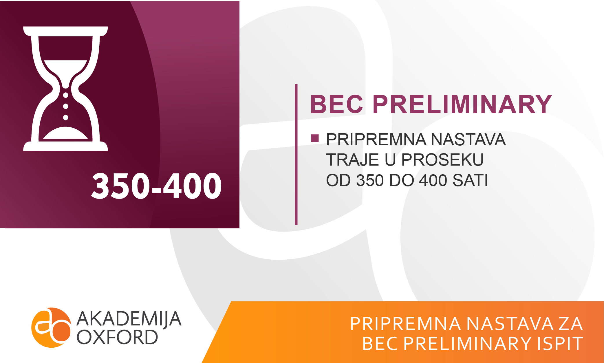 Pripremna nastava za BEC Preliminary ispit