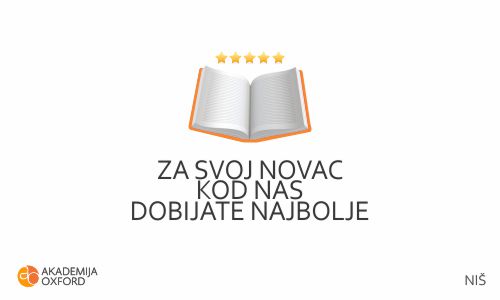 Cene kurseva i obuka Niš - Akademija Oxford