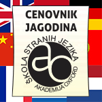 Kursevi stranih jezika Jagodina - cena