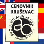Kursevi stranih jezika Kruševac - cena