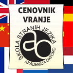 Kursevi stranih jezika Vranje - cena