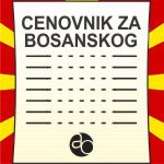 Kurs bosanskog jezika - cena