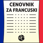 Kurs francuskog jezika - cena