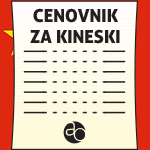 Kurs kineskog jezika - cena