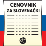 Kurs slovenačkog jezika - cena