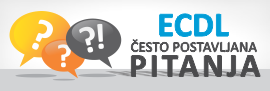 ECDL - Često postavljana pitanja