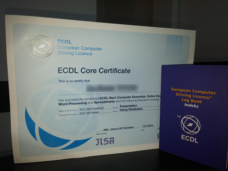 Ecdl sertifikat i indeks