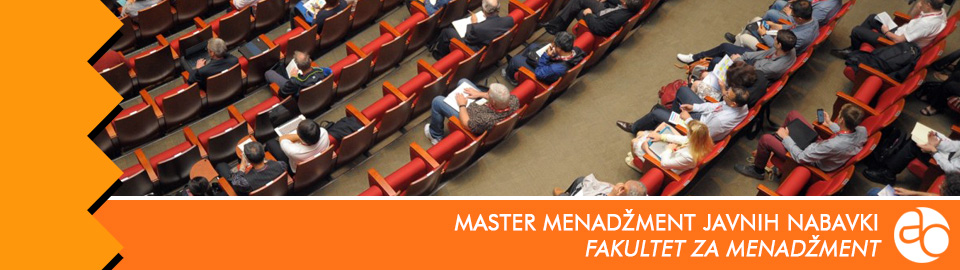 Master menadžment javnih nabavki — Fakultet za menadžment