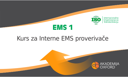 Kurs za interne EMS proverivače