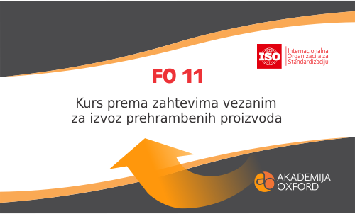 Kurs za izvoz prehrambenih proizvoda