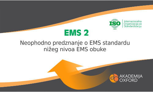 Neophodno predznanje o EMS standardu