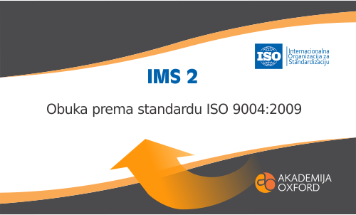 Obuka prema standardu IMS 2