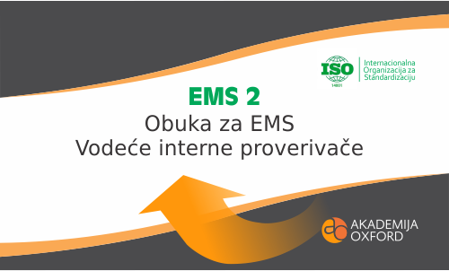 Obuka za EMS vodeće interne proverivače