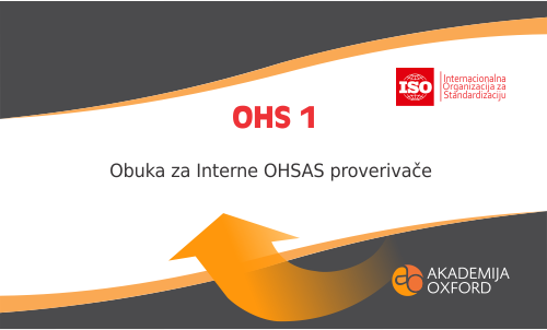 Obuka za interne OHSAS proverivače