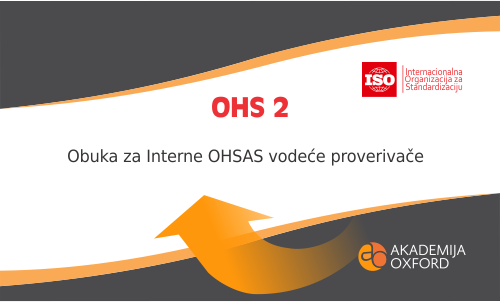Obuka za interne OHSAS vodeće proverivače