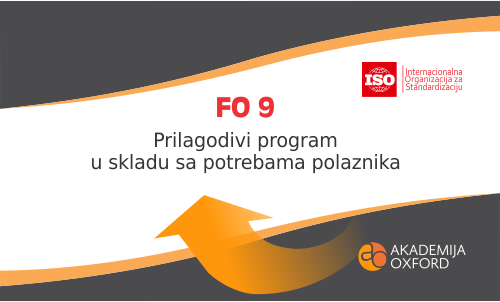 Prilagodiv program u skladu sa potrebama polaznika