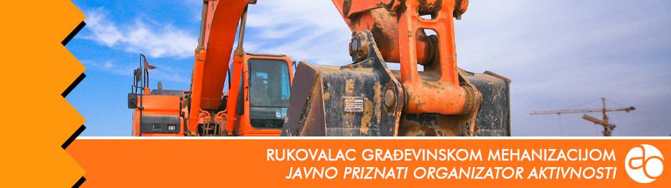 JPOA - Rukovalac građevinskom mehanizacijom