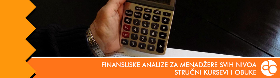 Kurs i obuka za finansijske analize za menadžere svih nivoa