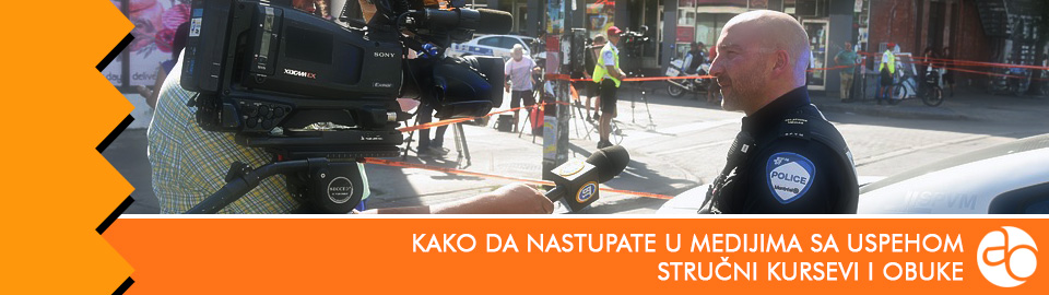 Kurs i obuka - Kako da nastupate u medijima sa uspehom