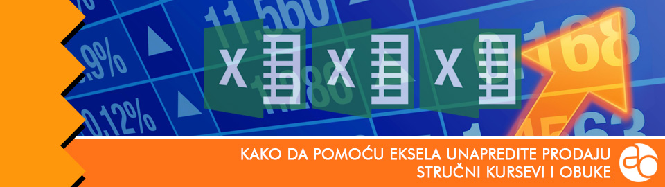 Kurs i obuka - kako da pomoću Eksela unapredite prodaju