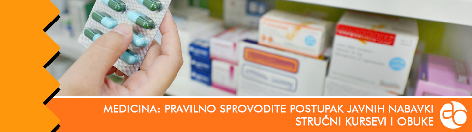 Kurs i obuka - Kako da pravilno u oblasti medicine sprovodite postupak javnih nabavki