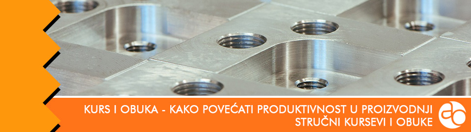 Kurs i obuka - Kako povećati produktivnost u proizvodnji