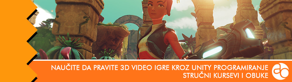 Kurs i obuka - Naučite da pravite 3D video igre kroz Unity programiranje