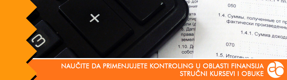 Kurs i obuka - naučite da primenjujete kontroling u oblasti finansija