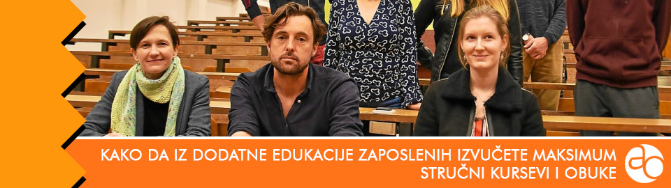 Kurs i obuka - Saznajte kako da iz dodatne edukacije zaposlenih izvučete maksimum