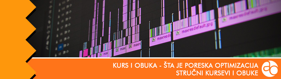 Kurs i obuka - šta je poreska optimizacija