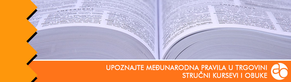 Kurs i obuka - upoznajte međunarodna pravila u trgovini