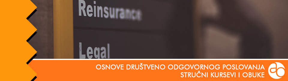 Kurs i obuka - osnove društveno odgovornog poslovanja