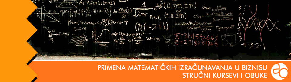 Kurs i obuka za primenu matematičkih izračunavanja u biznisu