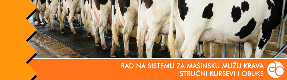 Kurs i obuka za rad na sistemu za mašinsku mužu krava