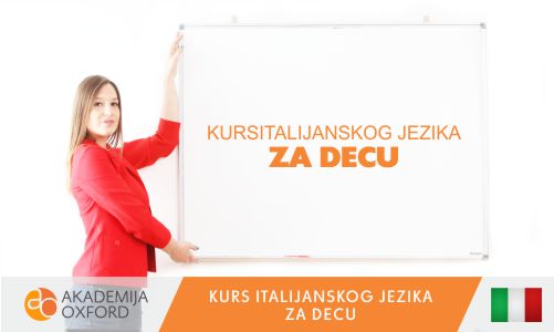 Kursevi italijanskog jezika za decu za decu - Akademija Oxford