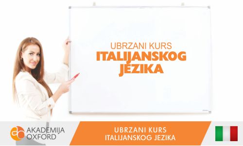 Ubrzani kursevi italijanskog jezika - Akademija Oxford