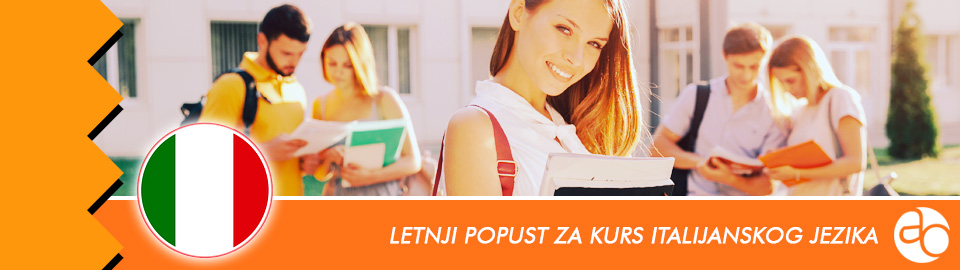 Letnji popust za kurs italijanskog jezika