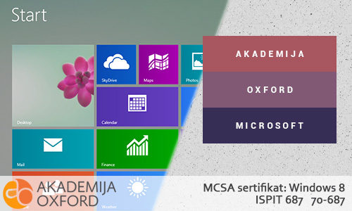 MCSA - Windows 8 - Ispit 687 (70-687), Niš - Akademija Oxford