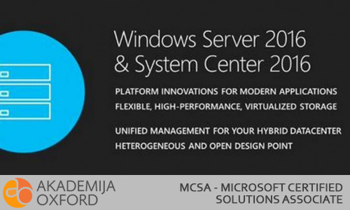 MCSA - Microsoft Certified Solutions Associate, Beograd - Akademija Oxford