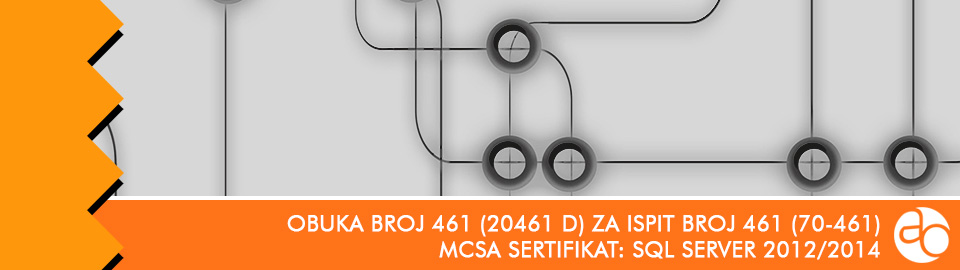 MCSA: SQL Server 2012/2014: obuka broj 20461 D za ispit broj 70 - 461