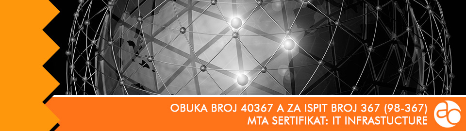 MTA: IT infrastructure: obuka broj 40367 A za ispit broj 98 - 367