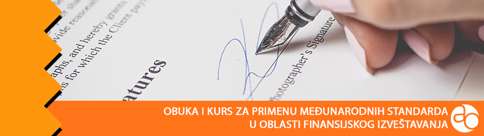 Obuka i kurs za primenu međunarodnih standarda u oblasti finansijskog izveštavanja (drugi deo)