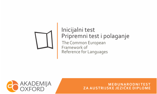 Austrijska jezička diploma o položenom medjunarodnom ispitu poznavanja austrijskog jezika
