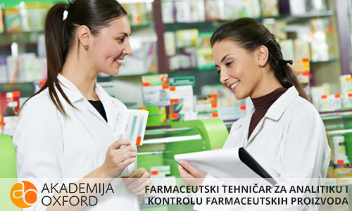 Škola za farmaceutskog tehničara za analitiku i kontrolu farmaceutskih proizvoda - Peti Stepen Novi Sad,vanredno školovanje,Dokvalifikacije,Prekvalifikacije,Akademija Oxford