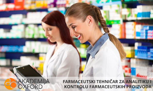 Srednja Škola - Peti Stepen - Farmaceutski tehničar za analitiku i kontrolu farmaceutskih proizvoda Beograd,vanredno školovanje,Dokvalifikacije,Prekvalifikacije,Akademija Oxford