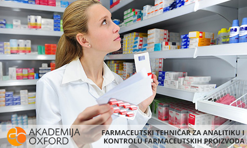 Srednja škola - Farmaceutski tehničar za analitiku i kontrolu farmaceutskih proizvoda - Peti Stepen Niš,vanredno školovanje,Dokvalifikacije,Prekvalifikacije,Akademija Oxford