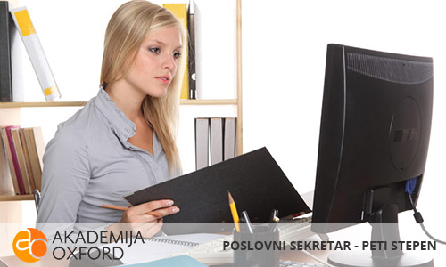 Škola za poslovne sekretare - Peti Stepen Novi Sad | Vanredno školovanje | Dokvalifikacije | Prekvalifikacije | Akademija Oxford