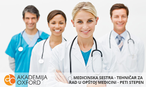 Srednja škola - Medicinska sestra tehničar za rad u opštoj medicini - Peti Stepen Niš,vanredno školovanje,dokvalifikacije,prekvalifikacije,Akademija Oxford